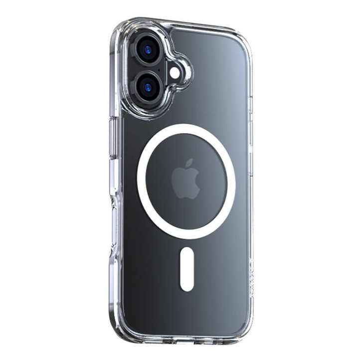 Torras Diamond-Mag Series Case per iPhone 16 Plus (Trasparente)