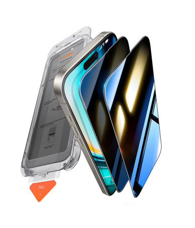 Torras Vetro Privacy Install Master per iPhone 16 Plus