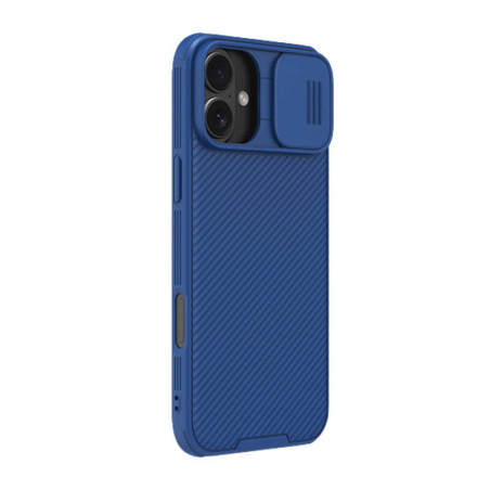 Custodia Nillkin CamShield Pro per iPhone 16 Plus (Blu)