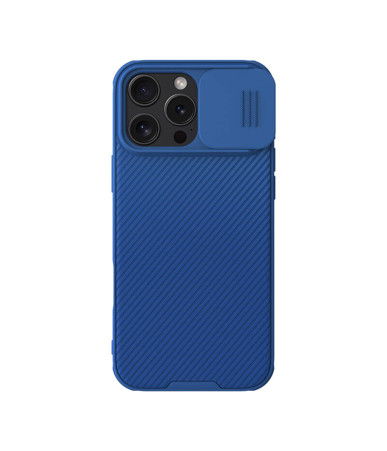 Nillkin CamShield Pro iPhone 16 Pro Max Custodia Blu