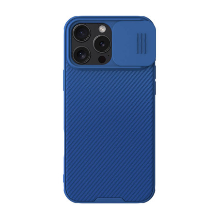 Nillkin CamShield Pro iPhone 16 Pro Max Custodia Blu