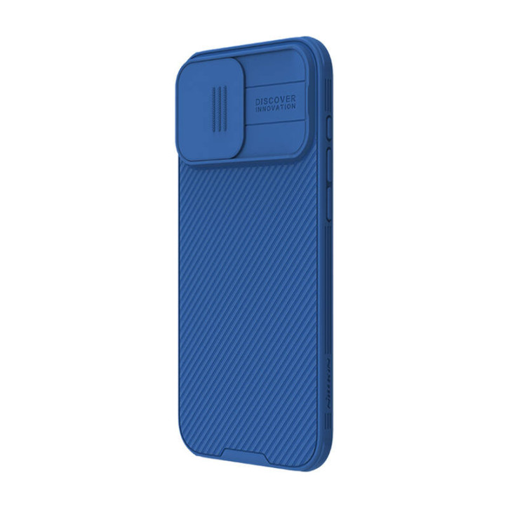Nillkin CamShield Pro iPhone 16 Pro Max Custodia Blu