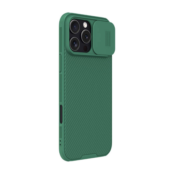 Custodia Nillkin CamShield Pro per iPhone 16 Pro Max Verde