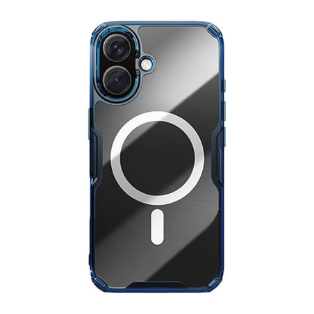 Nillkin Nature TPU Pro Custodia Magnetica iPhone 16 Plus (Blu)