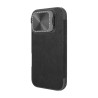 Nillkin Qin Pro Leather iPhone 16 Custodia Nera