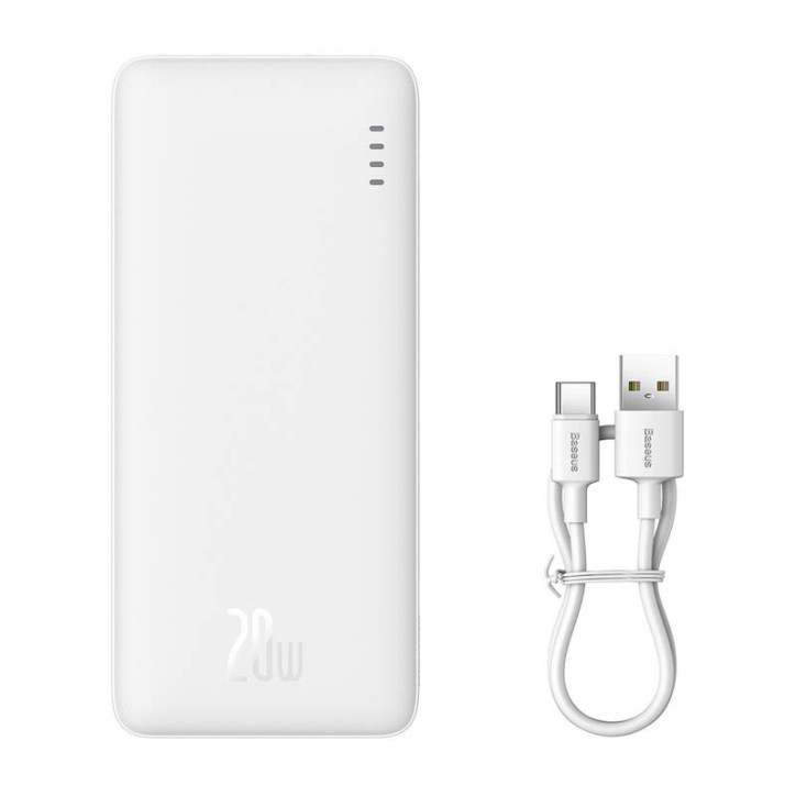 Baseus Airpow Powerbank 10000mAh 20W Bianco