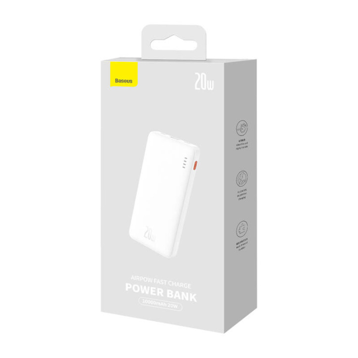 Baseus Airpow Powerbank 10000mAh 20W Bianco