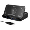 Blitzwolf BW-S27 160W Caricatore USB-C + USB-A con Ricarica Wireless 15W Nero