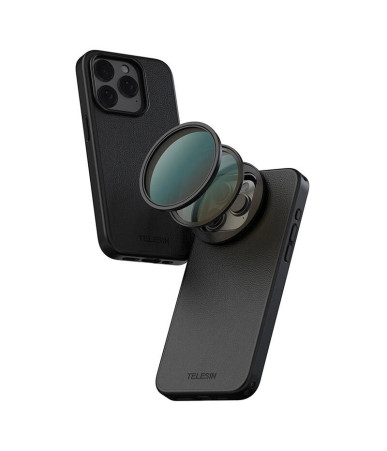 Telesin magnetic filter frame case for iPhone 15 Pro