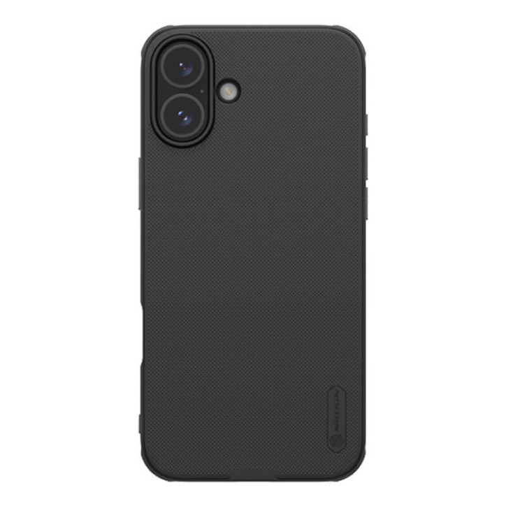 Nillkin Super Frosted Shield Pro cover per iPhone 16 Plus (Nero)