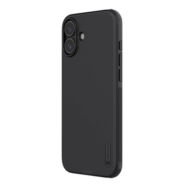 Custodia Nillkin Super Frosted Shield Pro per iPhone 16 Plus (Nero)