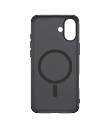Custodia Nillkin Super Frosted Shield Pro Magnetic per iPhone 16 Plus (Nero)