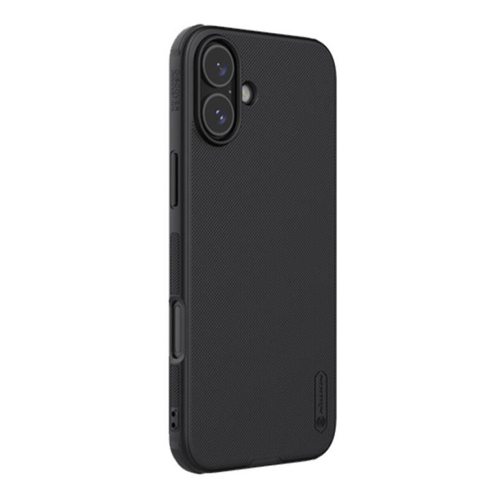 Custodia Nillkin Super Frosted Shield Pro Magnetic per iPhone 16 Plus (Nero)