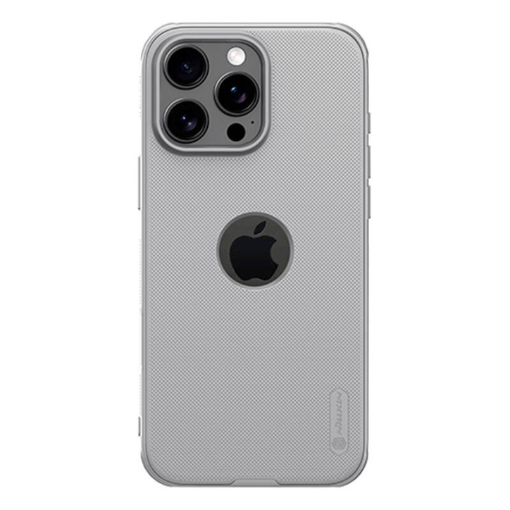 Cover Nillkin Super Frosted Shield Pro per iPhone 16 Pro Grigio