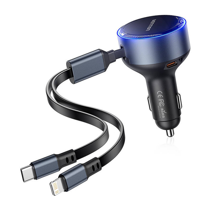 Vention FFOB0 Caricatore USB-C + Cavo USB-C/Lightning 30W