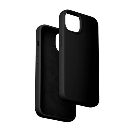 Vention KUFB0-20 Custodia in Silicone per iPhone 15 Plus (Nero)
