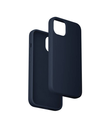Vention KUFL0-20 Custodia in Silicone per iPhone 15 Plus Blu
