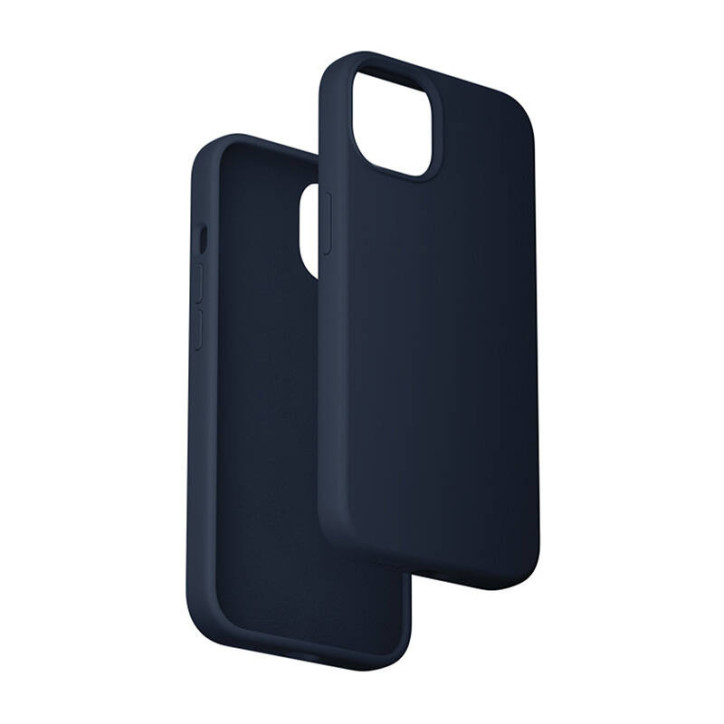 Vention KUFL0-20 Custodia in Silicone per iPhone 15 Plus Blu