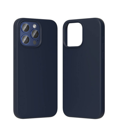 Vention KUFL0-30 Custodia in Silicone per iPhone 15 Pro Blu