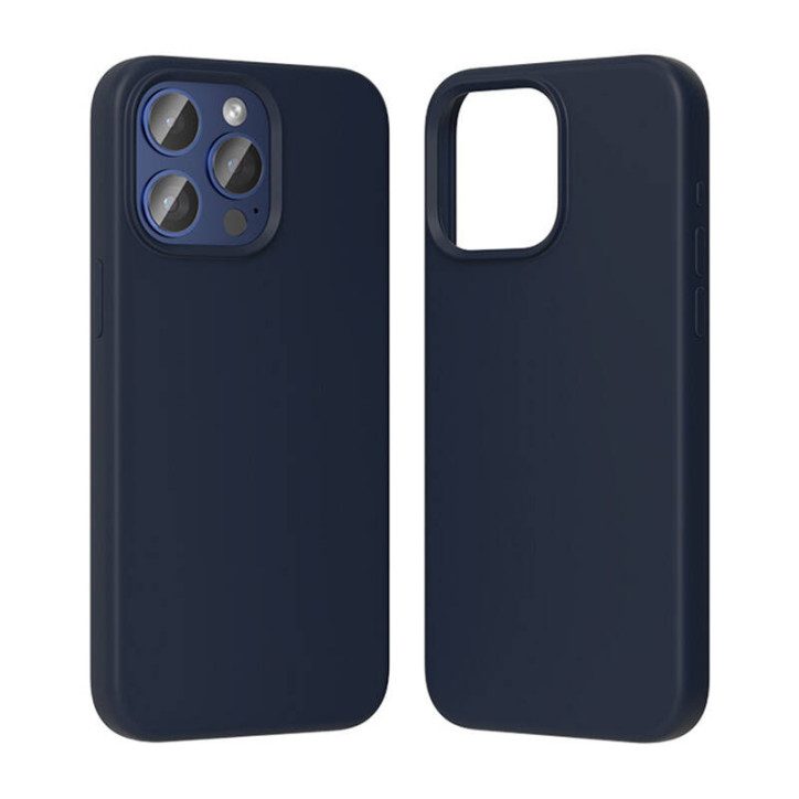 Vention KUFL0-30 Custodia in Silicone per iPhone 15 Pro Blu