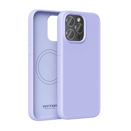 Vention Custodia in Silicone KUFV0-40 per iPhone 15 Pro Max Viola