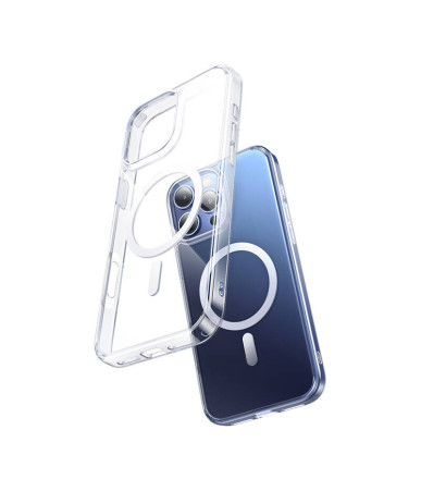 McDodo PC-4923 Custodia Magnetica Trasparente per iPhone 16 Pro Max