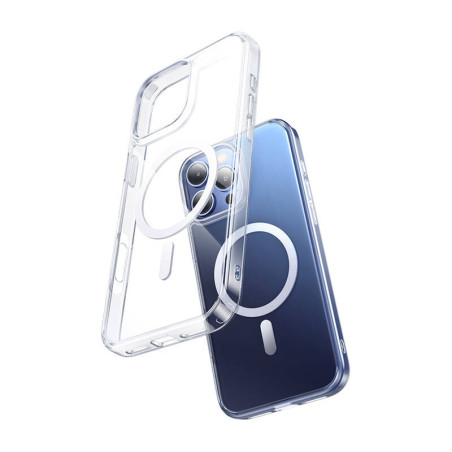 McDodo PC-4923 Custodia Magnetica per iPhone 16 Pro Max (Trasparente)