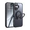 McDodo PC-4930 MagSafe case per iPhone 16 con stand (Nero)