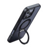 McDodo PC-4933 MagSafe case per iPhone 16 Pro Max con stand (Nero)