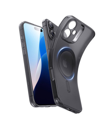 ESR HaloLock Zero Clear Case per iPhone 16 Plus Nero