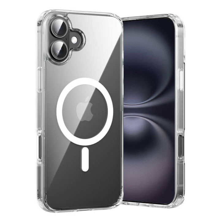 Vention KUGT0-20 Cover per iPhone 16 Plus MagSafe (Trasparente)
