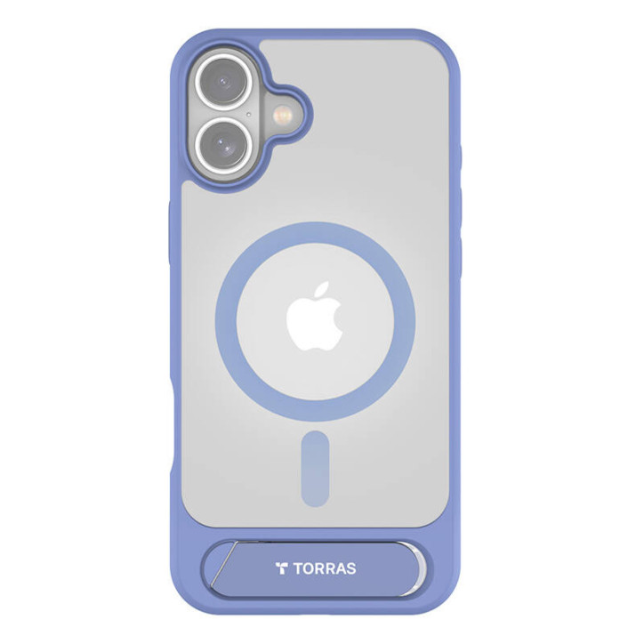 Torras Pstand Series Case per iPhone 16 (Blu)