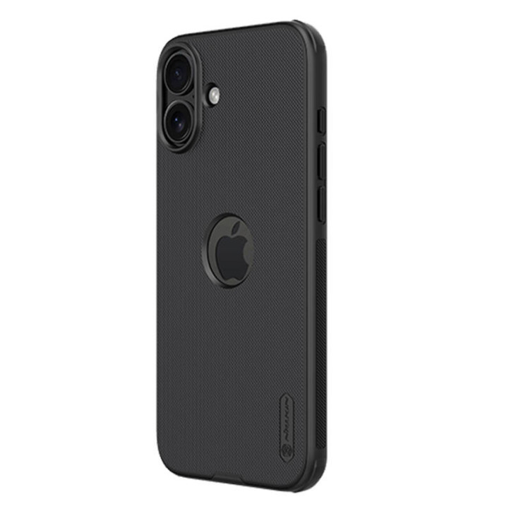 Custodia per iPhone 16 Plus Nillkin Super Frosted Pro (Nero)