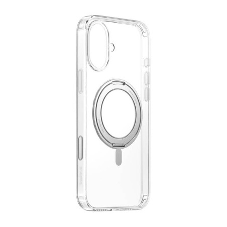 Baseus SkyRing 360° iP16 Magnetic Case with Stand Transparent