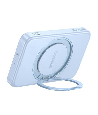 Baseus powerbank with stand PicoGo Qi2 5000mAh 20W (blue)