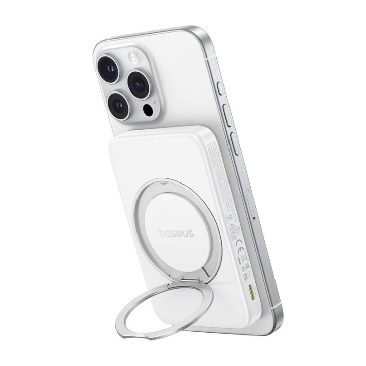 Baseus PicoGo Qi2 Power Bank 5000mAh 20W con Stand Magnetico