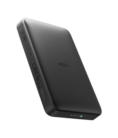 ESR Qi2 MagSlim Powerbank 10000 mAh Magnetica Nero