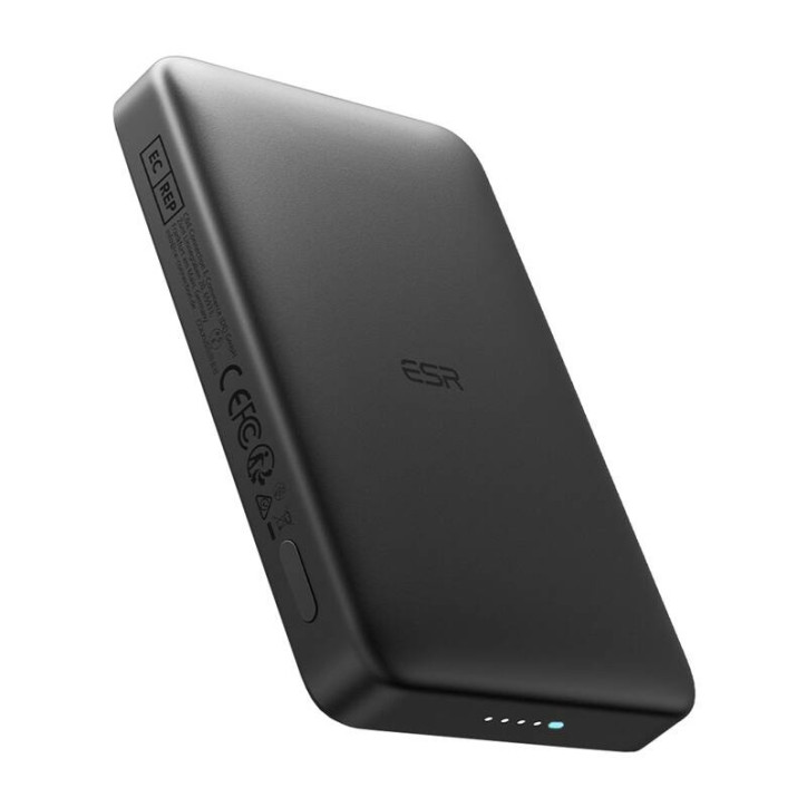 ESR Qi2 MagSlim Powerbank 10000 mAh Magnetica Nero