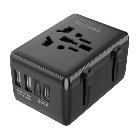 Blitzwolf BW-TA1 Adattatore da Viaggio Universale 4 Porte PD 20W