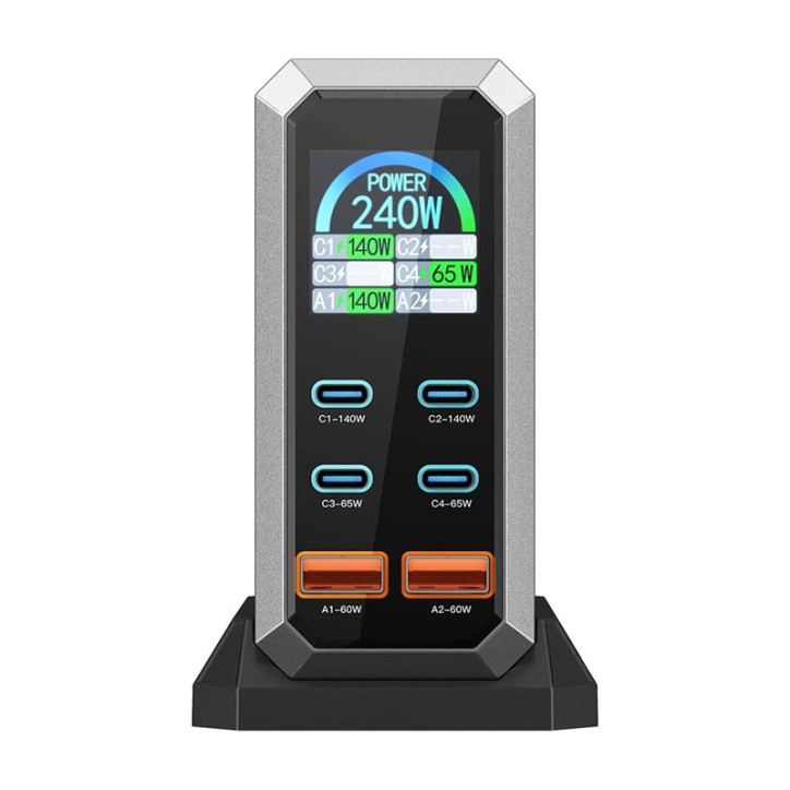 Blitzwolf BW-S31 Caricatore da Rete 240W 6 Porte (4xUSB-C, 2xUSB-A)