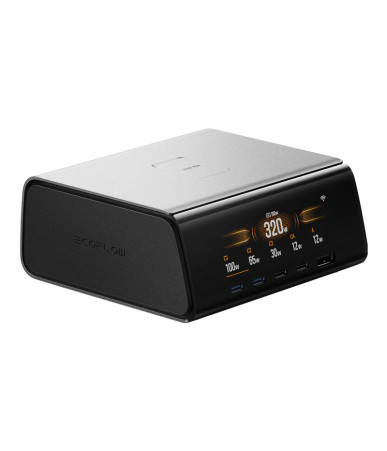 EcoFlow RAPID Pro 320W docking station, 4xUSB-C, 1xUSB-A, GaN