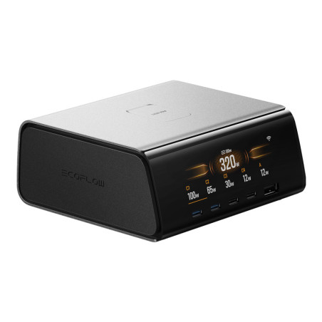 EcoFlow RAPID Pro Stazione di Ricarica 320W 4xUSB-C 1xUSB-A GaN
