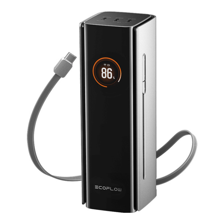 EcoFlow RAPID Pro Power Bank 27650mAh 300W con Cavo Integrato 140W