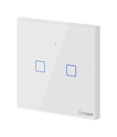 Sonoff T0 EU TX 2-channel Bianco Interruttore Smart WiFi