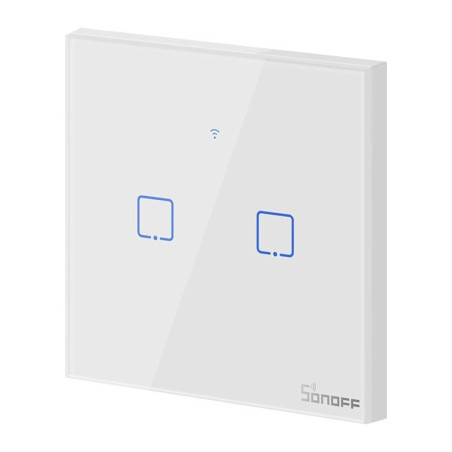 Sonoff T0 EU TX 2-channel Bianco Interruttore Smart WiFi