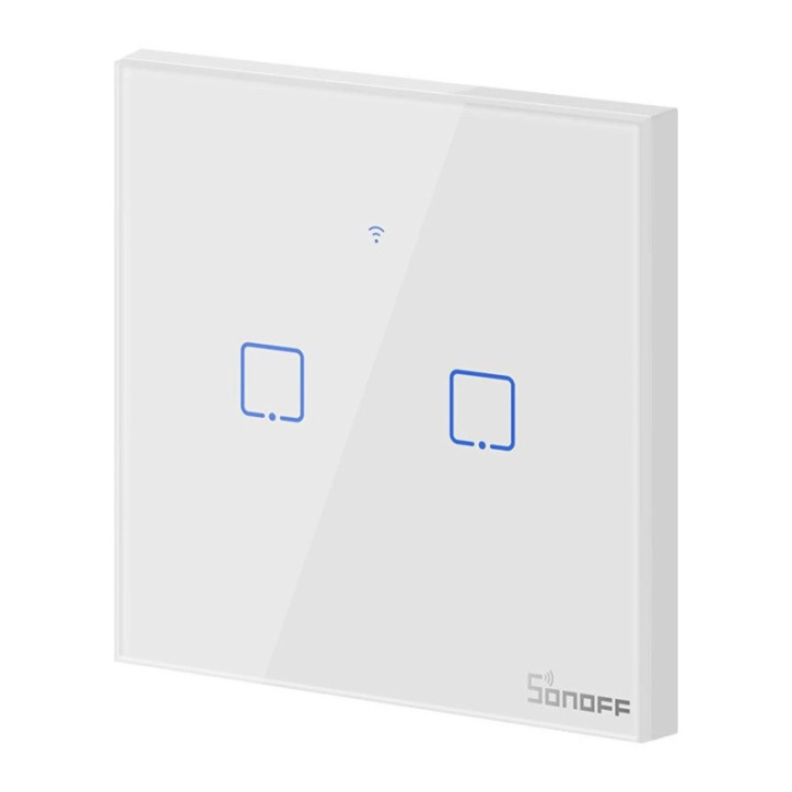 Sonoff T0 EU TX 2-channel Bianco Interruttore Smart WiFi