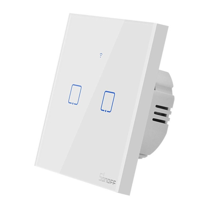 Sonoff T0 EU TX 2-channel Bianco Interruttore Smart WiFi