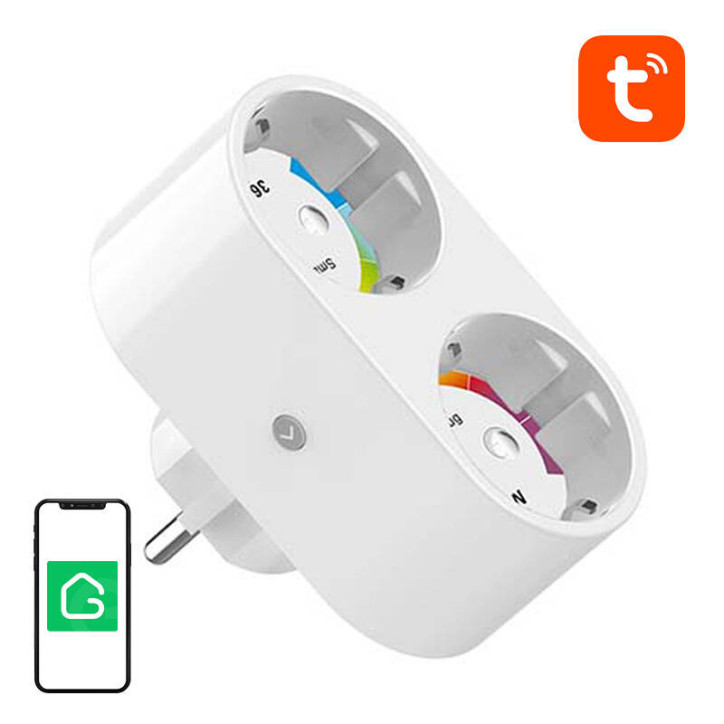 Gosund SP211 Dual Smart Plug WiFi Tuya 3500W Gosund SP211 Dual Smart Plug WiFi Tuya 3500W