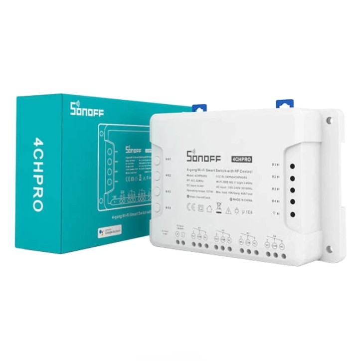 Sonoff 4CHPROR3 Smart Switch WiFi 4 Canali RF 433MHz