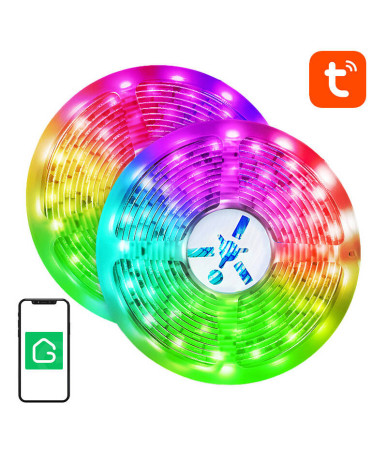 Smart WiFi RGB LED light strip NiteBird SL3 (2x5m), Tuya